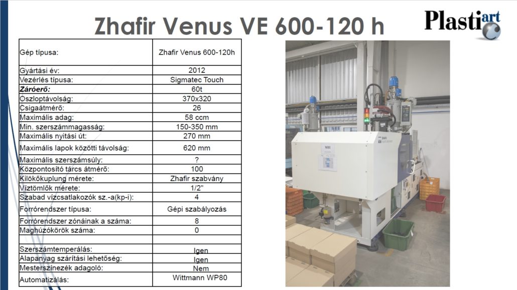 Zhafir Venus VE 600-120h_robot